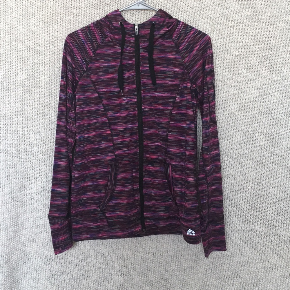 Full zip up stretchy hoodie